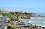 Erste Pause in Larache auf der Etappe nach Meknes