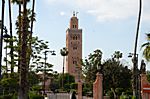 Minarett der Koutoubia-Moschee in Marrakesch