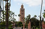 Minarett der Koutoubia-Moschee in Marrakesch