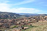 Ausblick im Hotel bei Boumalne / Dades