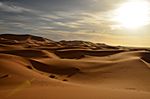 Sonnenuntergang in der Sahara