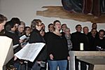 Probe vor dem Gottesdienst